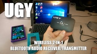 UGY Wireless 2-in-1 Bluetooth Audio Receiver/Transmitter Demo - REALLY COOL DEVICE!