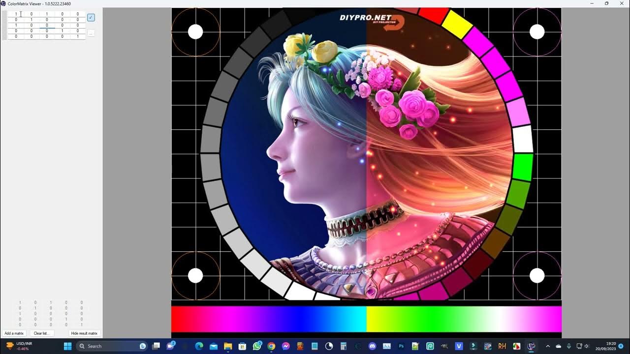 how to make rgb to bgr on color matrix viewer YouTube
