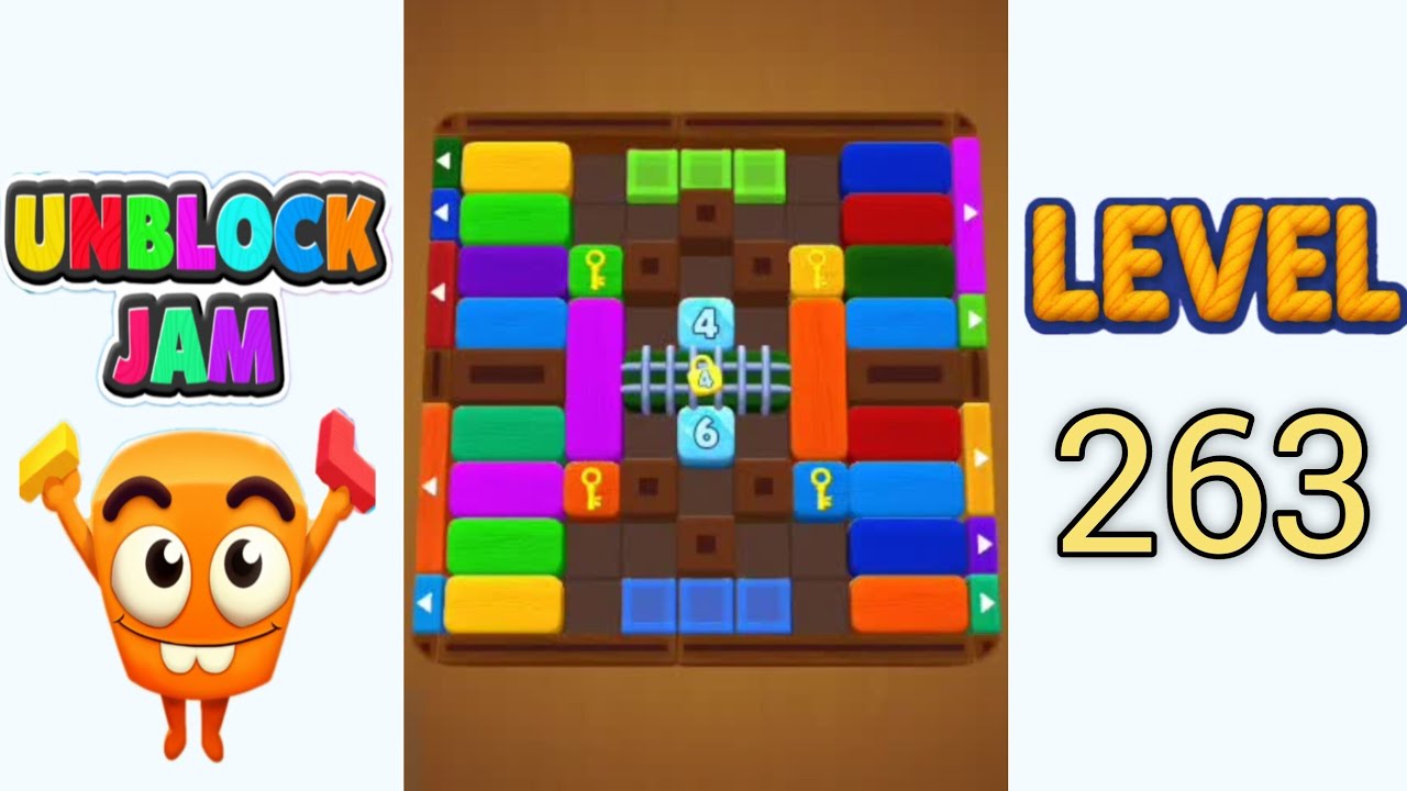 Unblock Jam Level 263 Walkthrough Solution - YouTube