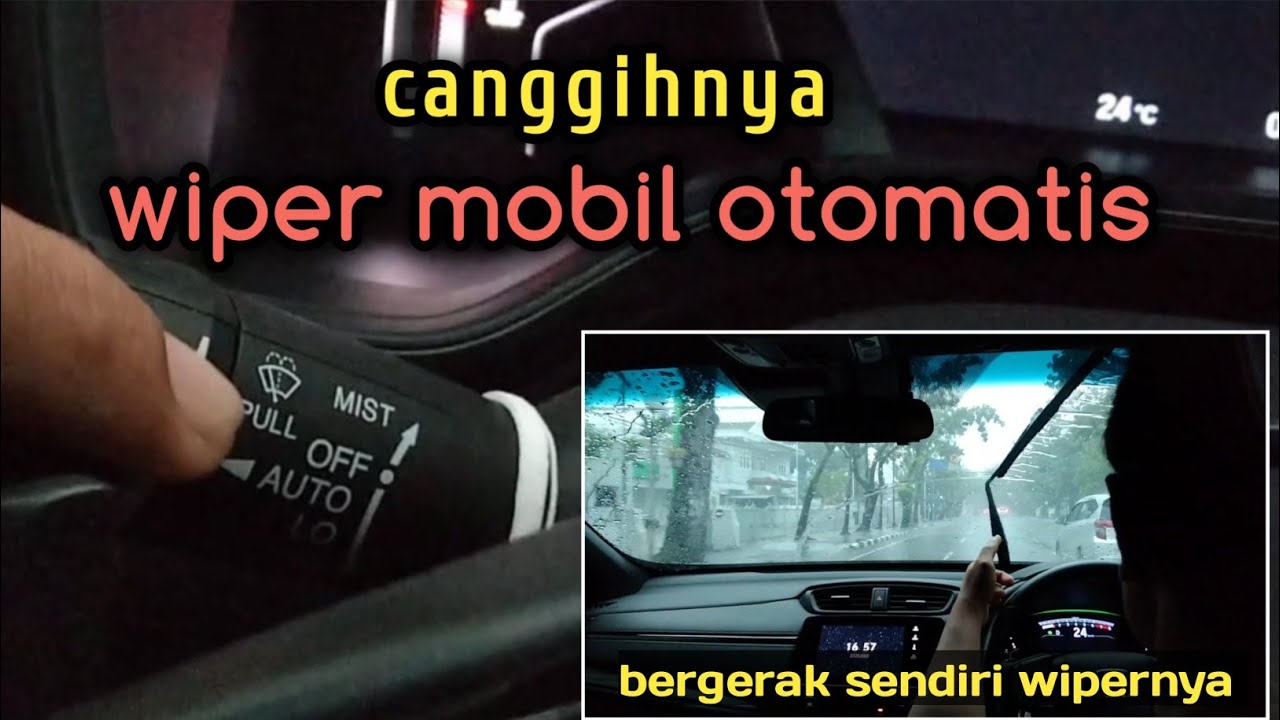 Auto wiper rain sensor ll Honda CRV black edition - YouTube