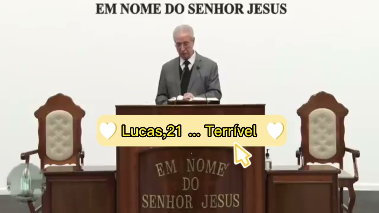 Palavra CCB : Lucas, 21, Ancião Irmão Luiz Carlos, de Viçosa