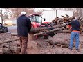 Cutting Firewood from the Log Grapple