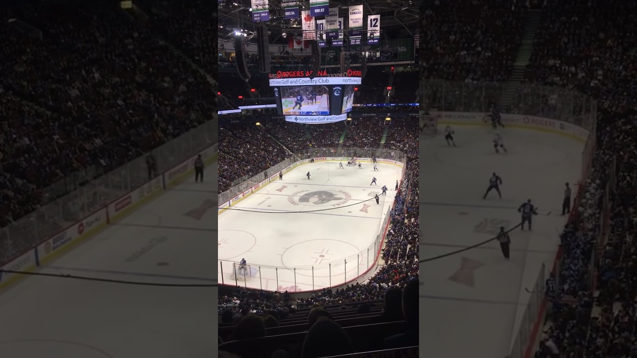 Alex Biega 2-0 Goal Canucks vs. Ducks LIVE (Feb 25, 2019) *OLD*