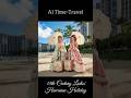 AI Time Travel 18th Century Ladies Hawaiian Holiday Shorts AI Time Travel 18th Century Ladies Hawaiian Holiday Shorts