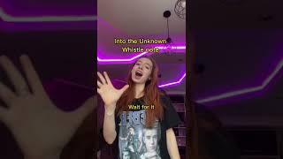WHISTLE NOTE IN “INTO THE UNKNOWN” FROM FROZEN 2 #whistle#intotheunknown #coversongs #disneysongs