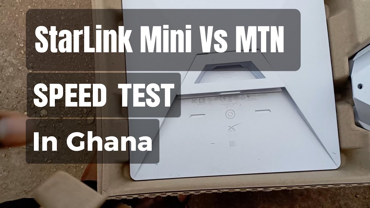 Starlink Mini VS MTN Internet Speed Test in Rural Ghana, Hohoe. - YouTube