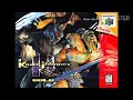 Killer instinct gold n64| Menu theme and player select