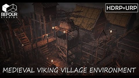 Medieval Viking Village Environment Walkthrough - Unity