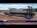 Anápolis recebe sua primeira locomotiva para a Norte-Sul.