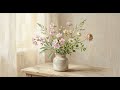 Delicate Spring Wildflowers Still Art | 1 Hour 4K Ambient Visual Loop No Music OLED Safe