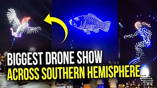 Magnificent Drone Show That’s the Biggest Across Southern Hemisphere