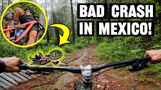She Crashes In Mexico! (Valle De Bravo // San Lucas Bike Park)