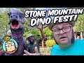 Stone mountains dino fest  sky buckets train and animatronic dinosaurs  stone mountain ga