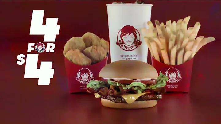 Wendy's 4 for 4 commercial  com221