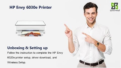HP Envy 6030e printer setup | Unbox HP Envy 6030e printer | Wi-Fi setup