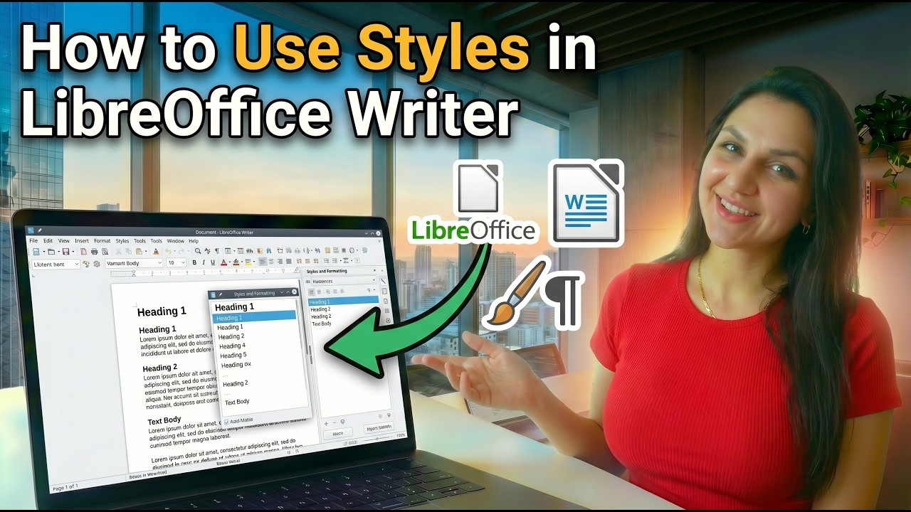 How to Use Styles in LibreOffice Writer - YouTube