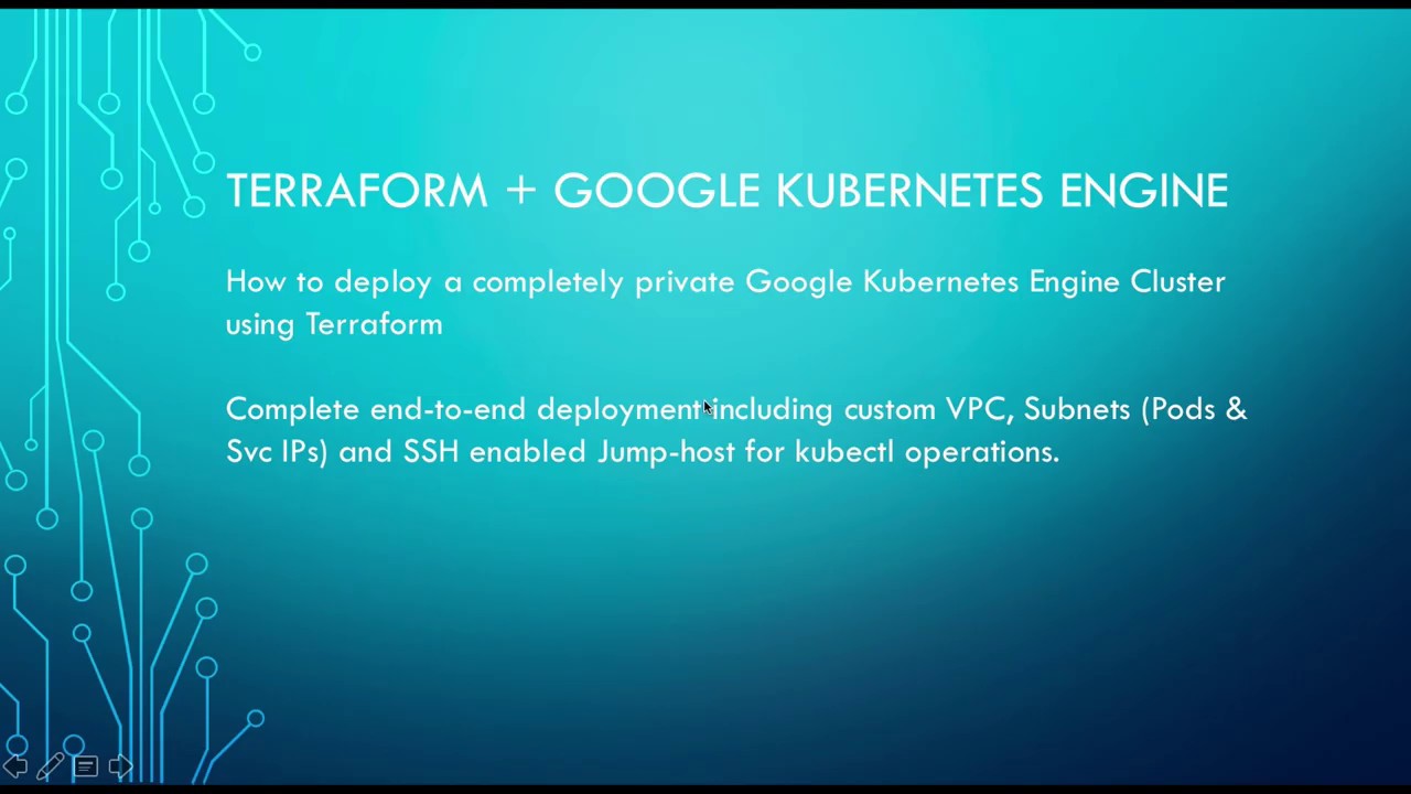 Devops: Terraform + Google Cloud: Setting up Private GKE cluster - YouTube
