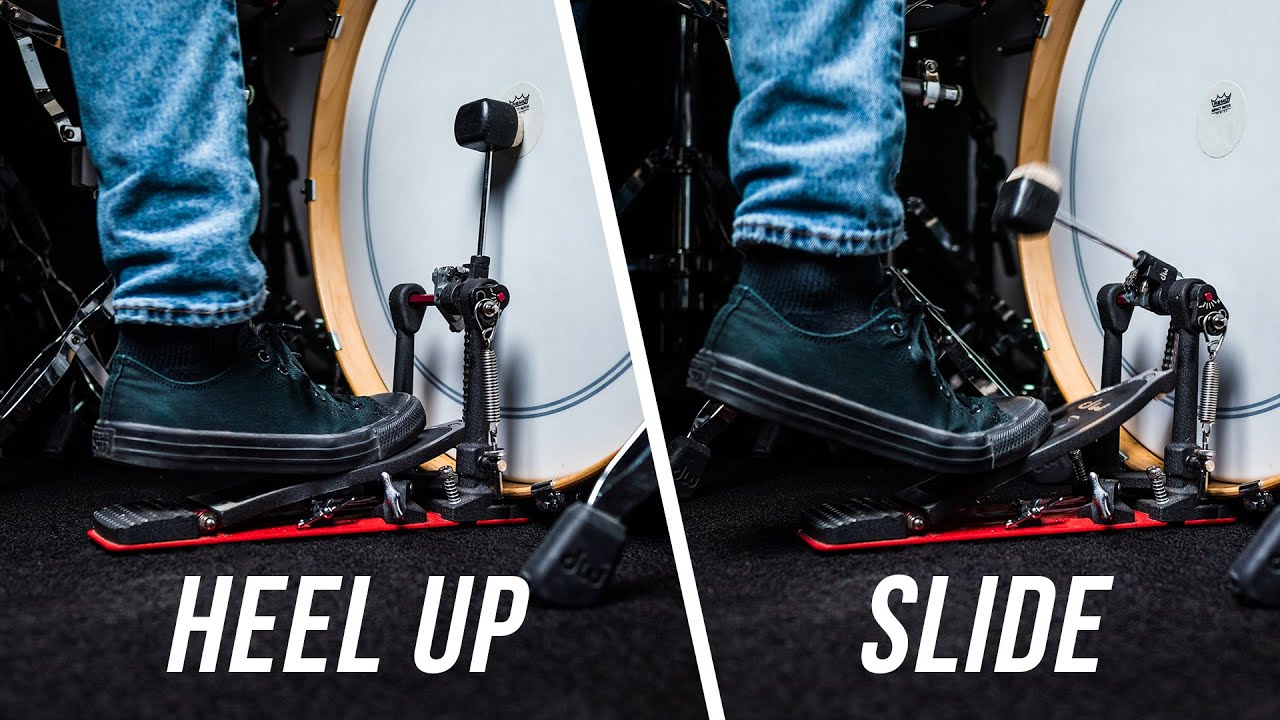 Heel up vs heel down - which is better for bass drum technique?