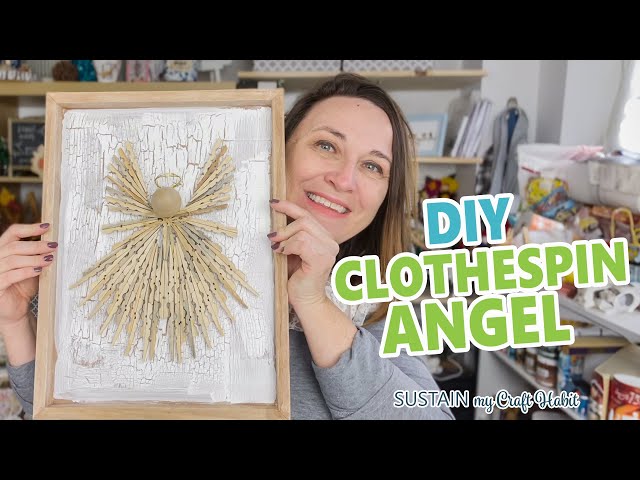 Clothespin Christmas Tree Craft ⋆ Dream a Little Bigger