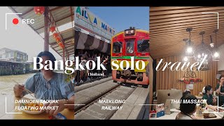 BANGKOK VLOG: Damnoen Saduak Floating Market, Maeklong Railway, ICONSIAM Market, Thai Massage
