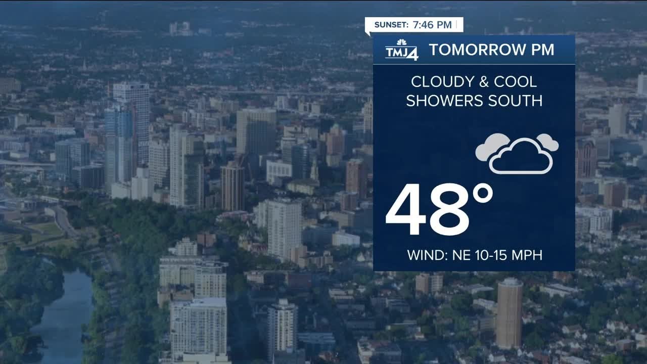 Cloudy and cool Friday with a high of 48 - YouTube