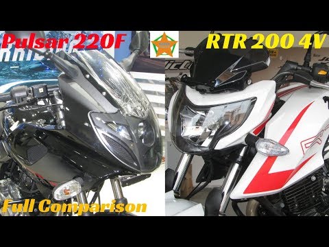 2020 Pulsar 220F VS Apache RTR 200 4V ABS Full Details Comparison | Which One Best ? @HiddenTreasuresIndia