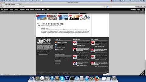 Change Copyright Info - NewsCenter Responsive Drupal Theme