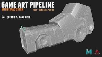 Game Art Pipeline 24 - Clean up / bake prep
