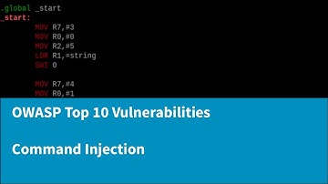 An Introduction to OWASP Top 10 Vulnerabilities - Command Injection