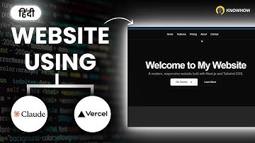 Build a LIVE Website in Minutes Using Claude & Vercel AI - No Coding Needed! (Hindi)