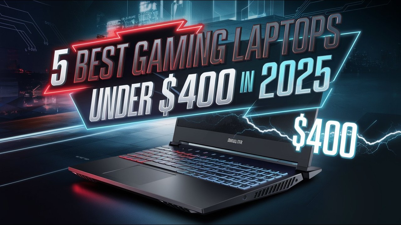 5 BEST Budget Gaming Laptops Under 400 2025 Power Performance 