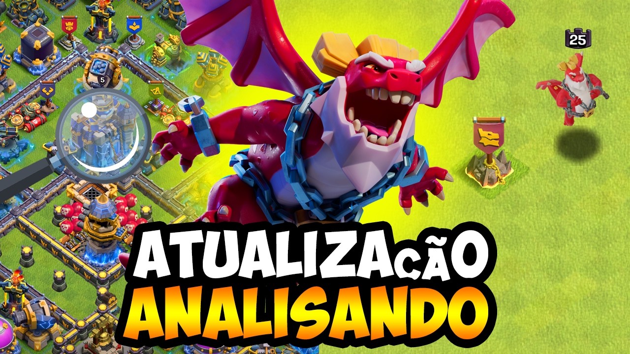DUQUE CHEGOU! PUSH CV18 COM O NOVO HERÓI E ANALISANDO VILAS NO CLASH OF CLANS!