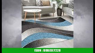 Mazovia Modern Teppich - Kurzflor - Teppich für Wohnzimmer, Schlafzimmer, Esszimmer - ÖKO-TEX