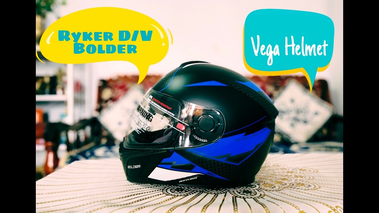 VEGA Ryker D/V Bolder Black Blue Helmet 
