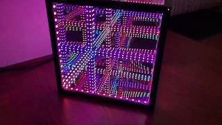 Infinity LED cube built with ws2812b leds.