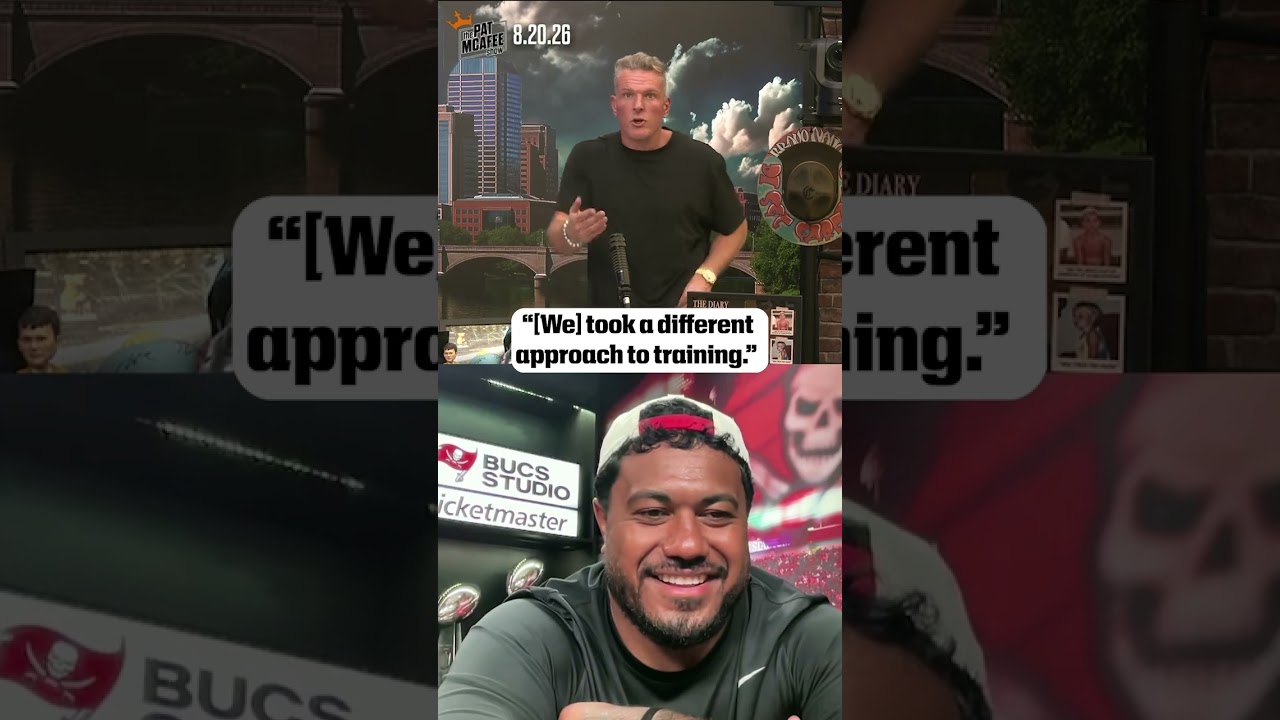 Vita Vea talks about what he did during the offseason to prepare 💪 (via The Pat McAfee Show)