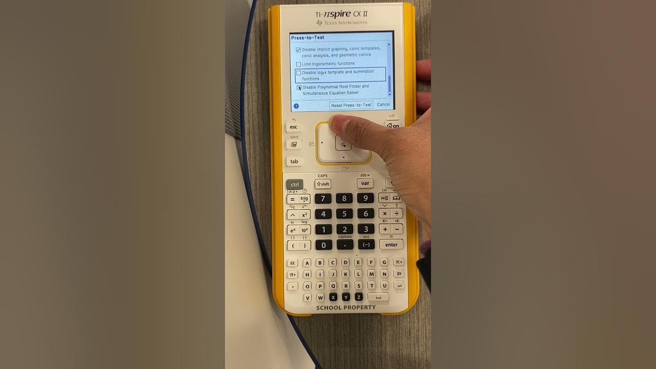 How to put your Calculator on Test Mode for the STAAR YouTube