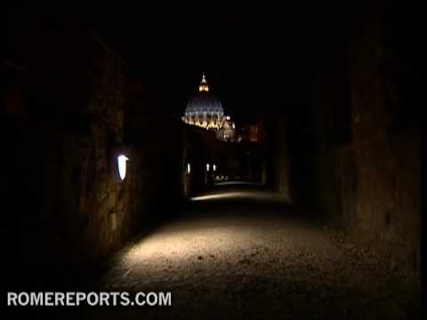 The Passetto di Borgo, secret passageway of the po...