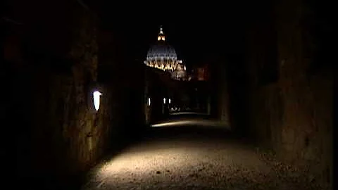 The Passetto di Borgo, secret passageway of the po...