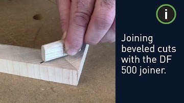 Festool Training: How to Beveled Piece with the DOMINO joiner