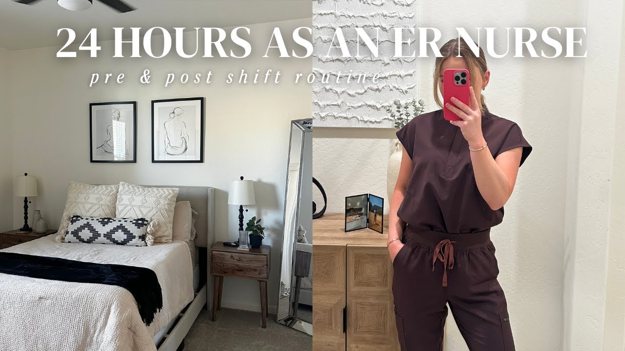 A day in the life of a new grad ER nurse: morning & night routine