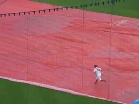 7/6 カープ雨天中止 中東選手ダイブ動画！