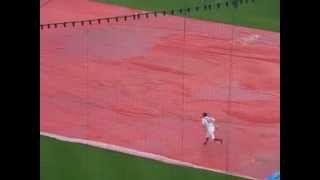 7/6 カープ雨天中止 中東選手ダイブ動画！