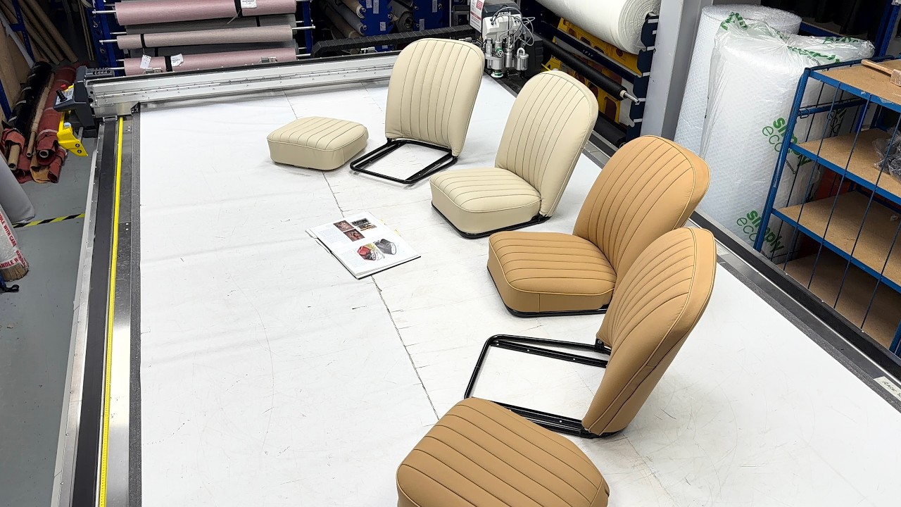 Как должны выглядеть сиденья родстера MGA – идеальная отделка | Talkin’ Trim с J‑Skin