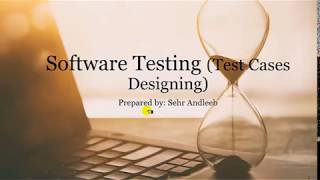 Lecture 2 Simple Design of Test Cases screenshot 5