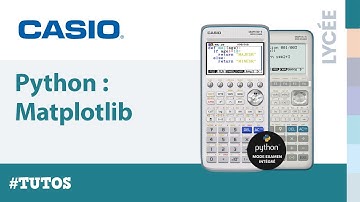Tutoriel Python : Matplotlib sur les calculatrices CASIO Graph 35+E II et Graph 90+E