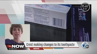 Crest making changes to its toothpaste