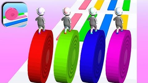 Layer Roll in All Levels Gameplay iOS,Android Update Trailer Mobile Game Walkthrough WZPFGRHJ