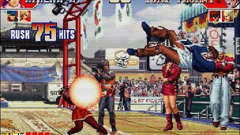 kof97 athena vs iori yagami new bug the king of fighters 97