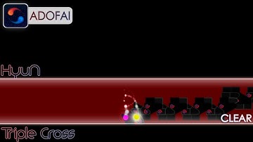 【ADOFAI Custom】HyuN - Triple Cross | CLEAR | Map by ShinJW